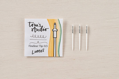 Tom's Studio Lumos Tips - Pack of 3 | Flywheel | Stationery | Tasmania
