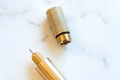 Tom's Studio Lumos Brass - Duo Tip | Flywheel | Stationery | Tasmania