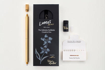 Tom's Studio Lumos Brass - Duo Tip | Flywheel | Stationery | Tasmania