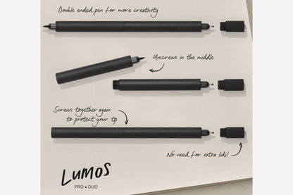 Tom's Studio Lumos Pro - Matte Black / Duo Tip | Flywheel | Stationery | Tasmania