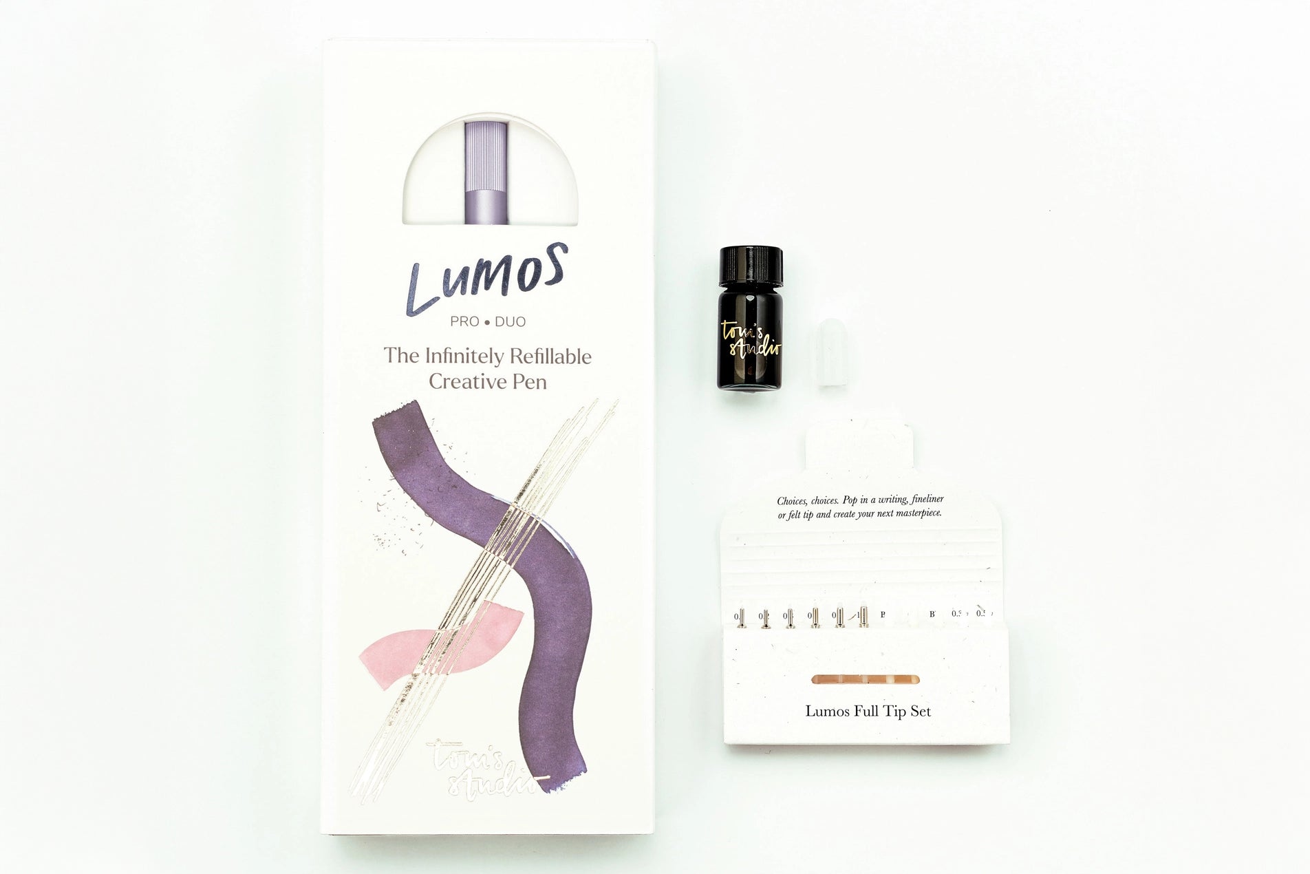 Tom's Studio Lumos Pro - Lilac / Duo Tip | Flywheel | Stationery | Tasmania
