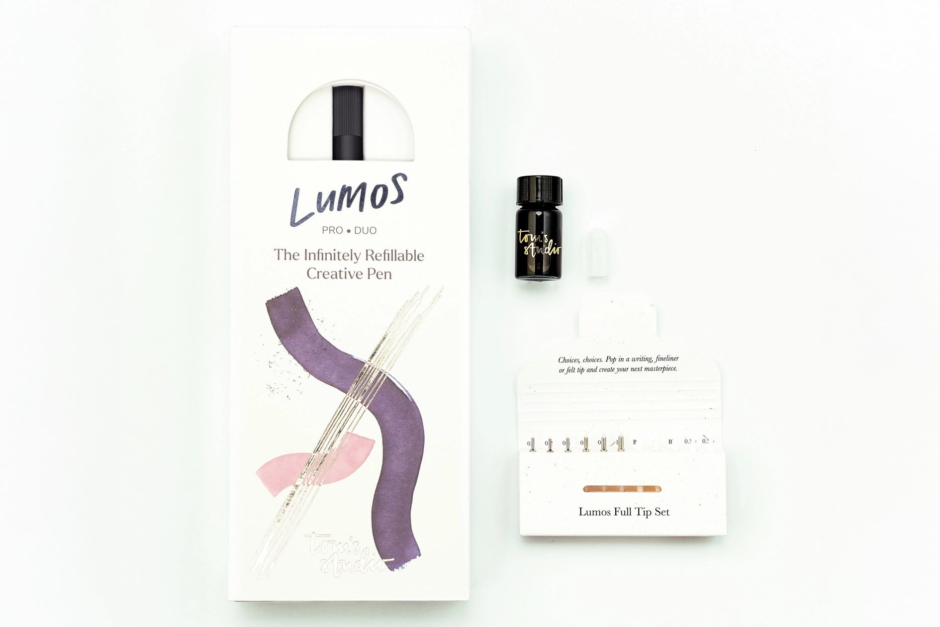 Tom's Studio Lumos Pro - Matte Black / Duo Tip | Flywheel | Stationery | Tasmania