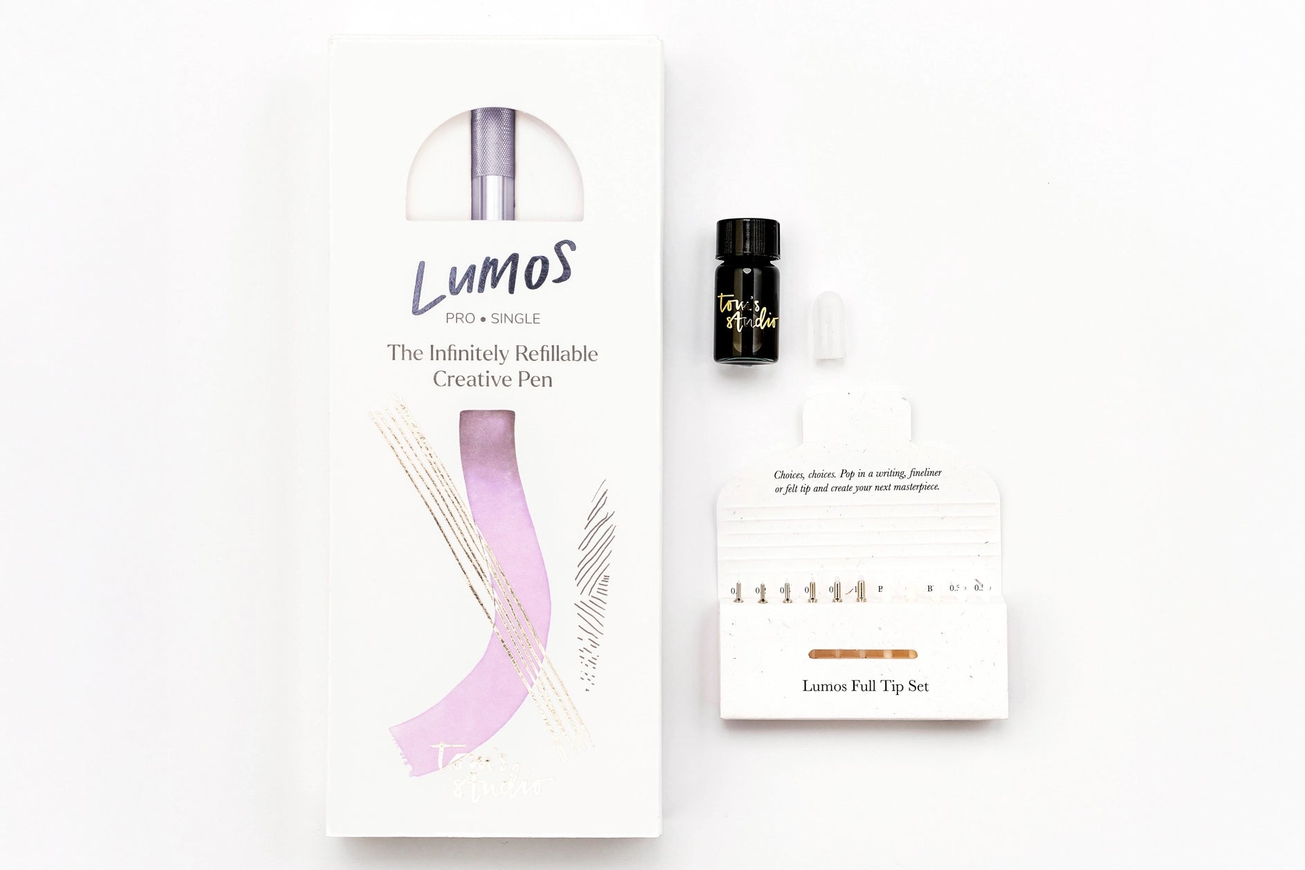 Tom's Studio Lumos Pro - Lilac / Single Tip | Flywheel | Stationery | Tasmania