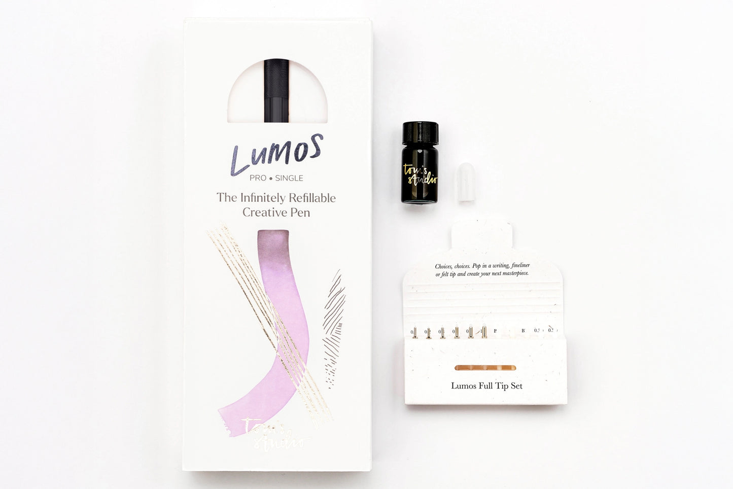 Tom's Studio Lumos Pro - Matte Black / Single Tip | Flywheel | Stationery | Tasmania