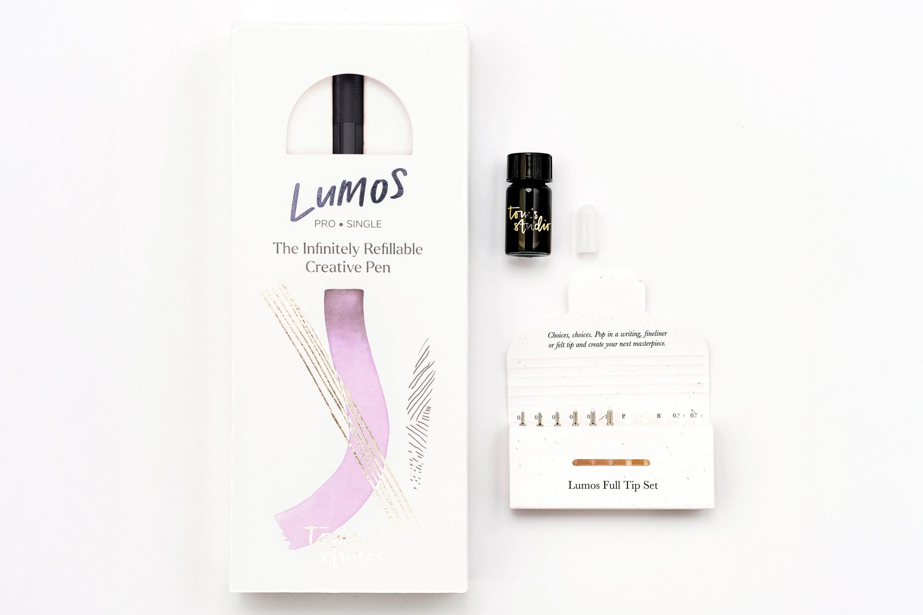 Tom's Studio Lumos Pro - Matte Black / Single Tip | Flywheel | Stationery | Tasmania
