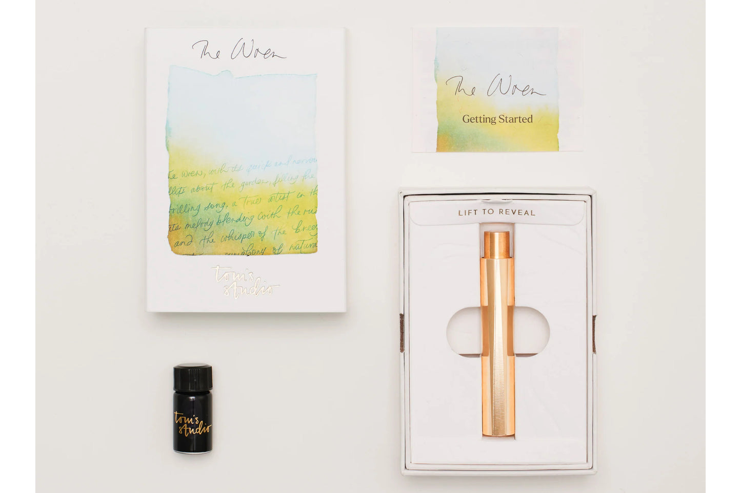Tom's Studio The Wren - Brass | Flywheel | Stationery | Tasmania