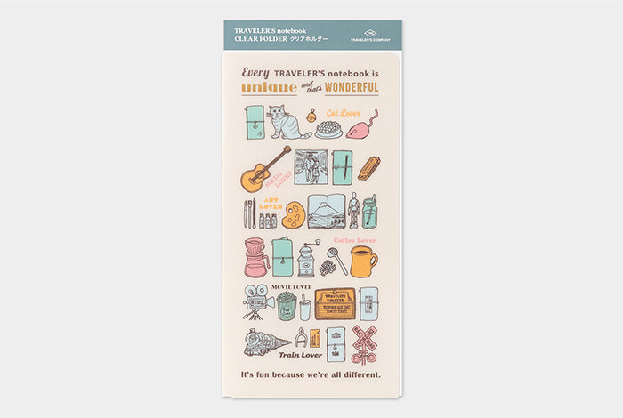 Traveler's Company 2027 Clear Folder - Regular Flywheel Stationery Tasmania