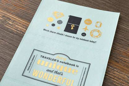 Traveler's Company 2027 Customize Sticker Set Flywheel Stationery Tasmania