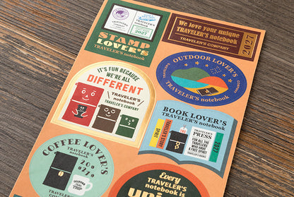 Traveler's Company 2027 Customize Sticker Set Flywheel Stationery Tasmania