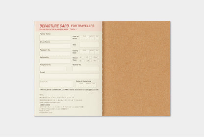 Traveler's Company 2027 Monthly Diary Refill - Passport Flywheel Stationery Tasmania