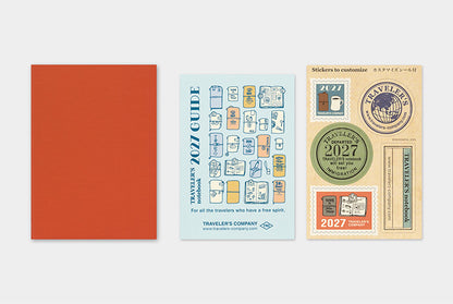 Traveler's Company 2027 Monthly Diary Refill - Passport Flywheel Stationery Tasmania