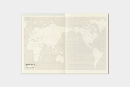 Traveler's Company 2027 Monthly Diary Refill - Passport Flywheel Stationery Tasmania