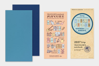 Traveler's Company 2027 Weekly and Memo Diary Refill - Regular Flywheel Stationery Tasmania