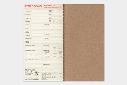 Traveler's Company 2027 Weekly and Memo Diary Refill - Regular Flywheel Stationery Tasmania