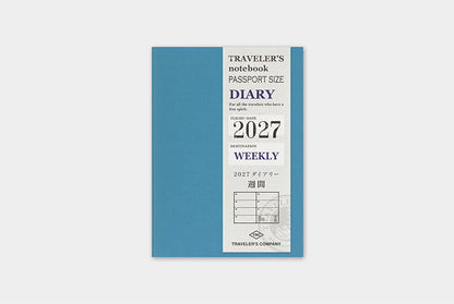 Traveler's Company 2027 Weekly Diary Refill - Passport Flywheel Stationery Tasmania