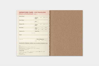 Traveler's Company 2027 Weekly Diary Refill - Passport Flywheel Stationery Tasmania