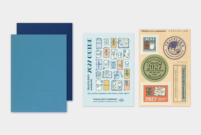 Traveler's Company 2027 Weekly Diary Refill - Passport Flywheel Stationery Tasmania