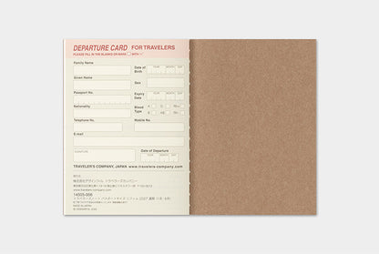 Traveler's Company 2027 Weekly Diary Refill - Passport Flywheel Stationery Tasmania