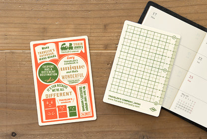Traveler's Company 2027 Plastic Sheet - Passport Flywheel Stationery Tasmania