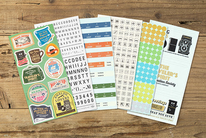 Traveler's Company 2026 Diary Customise Sticker Set | Flywheel | Stationery | Tasmania