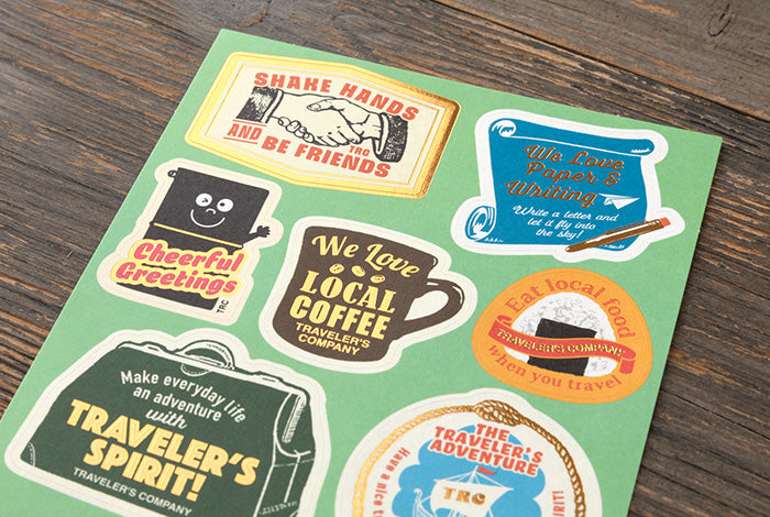 Traveler's Company 2026 Diary Customise Sticker Set | Flywheel | Stationery | Tasmania