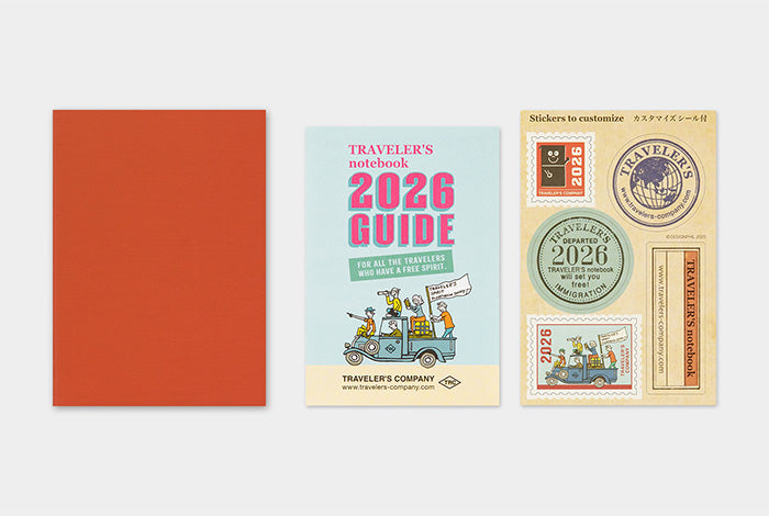 Traveler's Company 2026 Diary Insert - Passport Monthly | Flywheel | Stationery | Tasmania