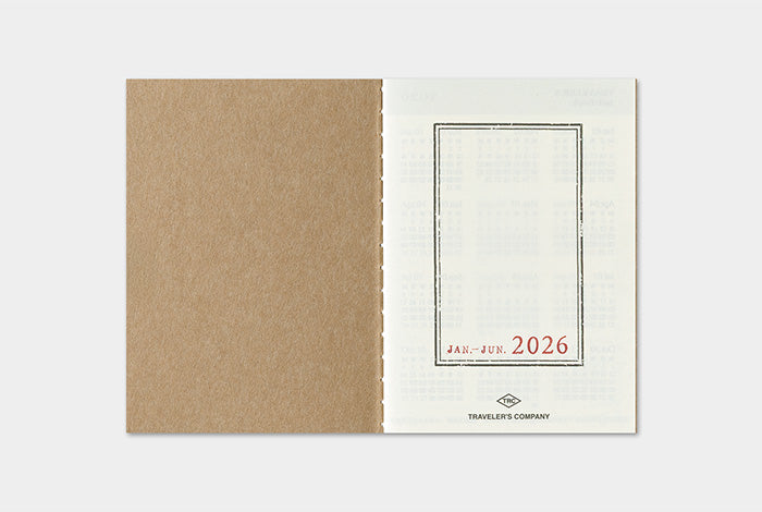 Traveler's Company 2026 Diary Insert - Passport Weekly | Flywheel | Stationery | Tasmania