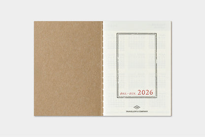 Traveler's Company 2026 Diary Insert - Passport Weekly | Flywheel | Stationery | Tasmania