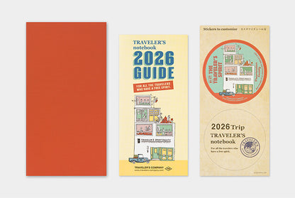 Traveler's Company 2026 Diary Insert - Regular Monthly | Flywheel | Stationery | Tasmania