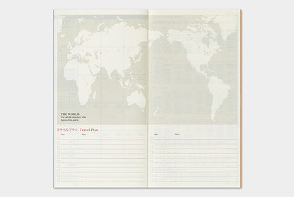Traveler's Company 2026 Diary Insert - Regular Monthly | Flywheel | Stationery | Tasmania