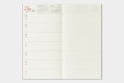 Traveler's Company 2026 Diary Insert - Regular Weekly & Memo | Flywheel | Stationery | Tasmania