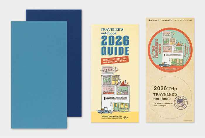 Traveler's Company 2026 Diary Insert - Regular Weekly & Memo | Flywheel | Stationery | Tasmania