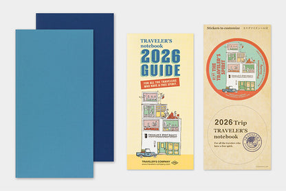 Traveler's Company 2026 Diary Insert - Regular Weekly & Memo | Flywheel | Stationery | Tasmania