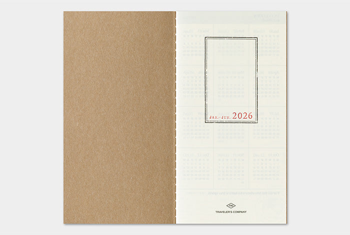 Traveler's Company 2026 Diary Insert - Regular Weekly Vertical | Flywheel | Stationery | Tasmania