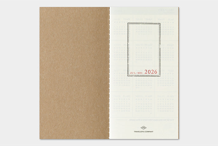 Traveler's Company 2026 Diary Insert - Regular Weekly Vertical | Flywheel | Stationery | Tasmania