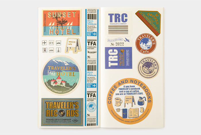 Traveler's Company Regular Notebook Refill - 031 Sticker Release Paper | Flywheel | Stationery | Tasmania