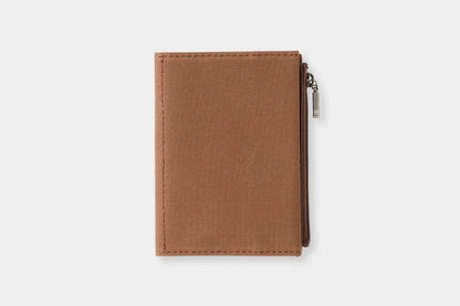 Traveler's Factory Passport Cotton Zipper Case - Coffee General Flywheel Stationery Tasmania