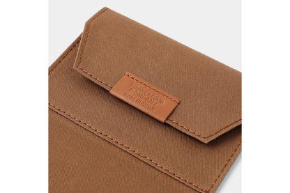 Traveler's Factory Passport Cotton Zipper Case - Coffee General Flywheel Stationery Tasmania