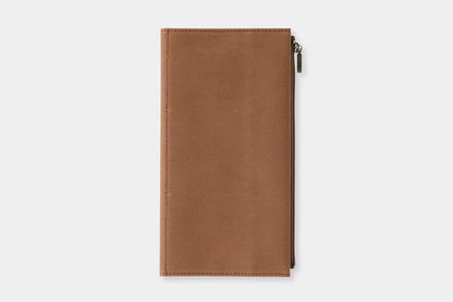 Traveler's Factory Regular Cotton Zipper Case - Coffee General Flywheel Stationery Tasmania