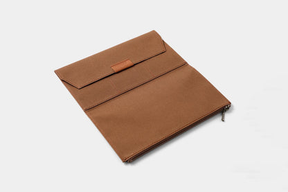 Traveler's Factory Regular Cotton Zipper Case - Coffee General Flywheel Stationery Tasmania