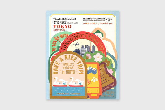 Traveler's Company Limited Sticker Set - Tokyo Edition | Flywheel | Stationery | Tasmania