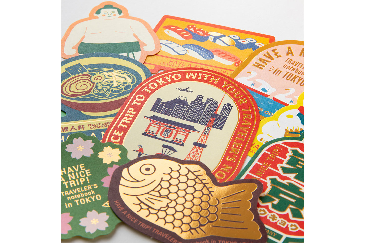 Traveler's Company Limited Sticker Set - Tokyo Edition | Flywheel | Stationery | Tasmania