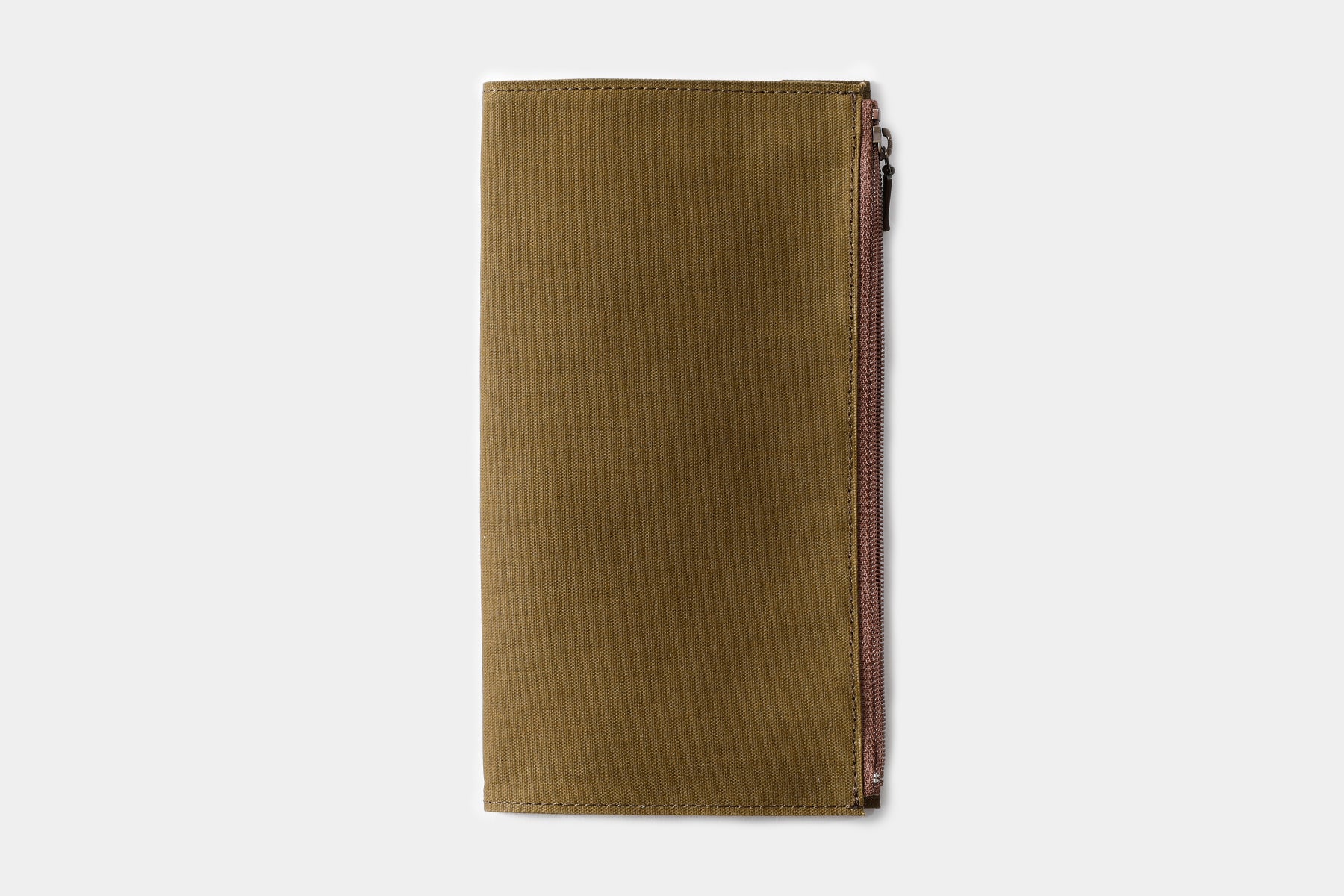 Traveler's Factory Regular Cotton Zipper Case - Olive | Flywheel | Stationery | Tasmania