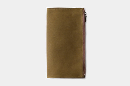 Traveler's Factory Regular Cotton Zipper Case - Olive | Flywheel | Stationery | Tasmania