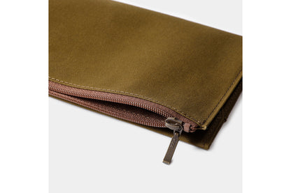 Traveler's Factory Regular Cotton Zipper Case - Olive | Flywheel | Stationery | Tasmania
