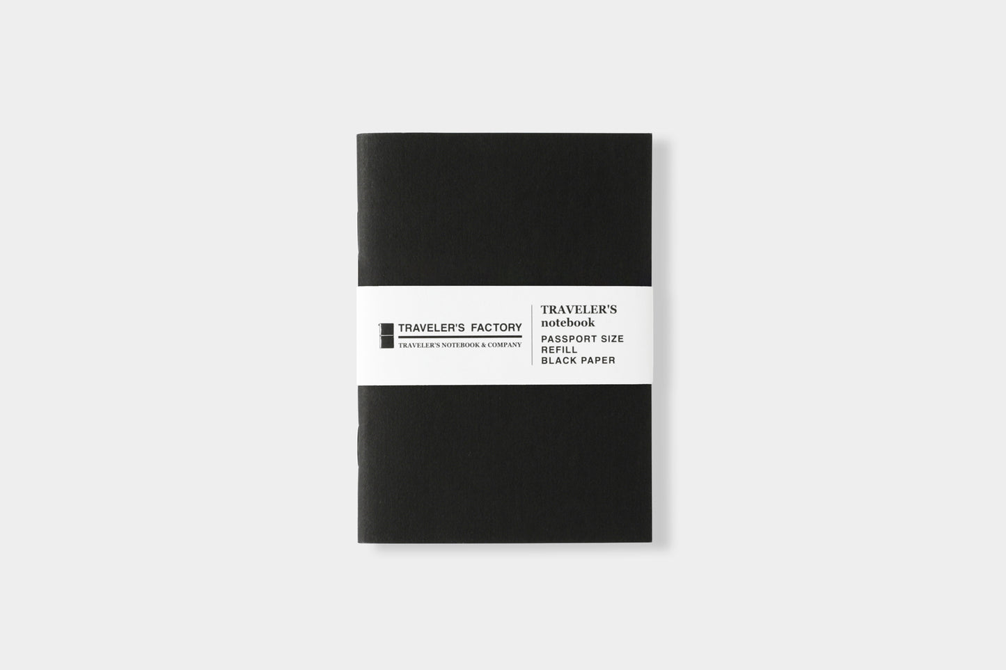 Traveler's Factory Passport Notebook Refill - Black Paper General Flywheel Stationery Tasmania