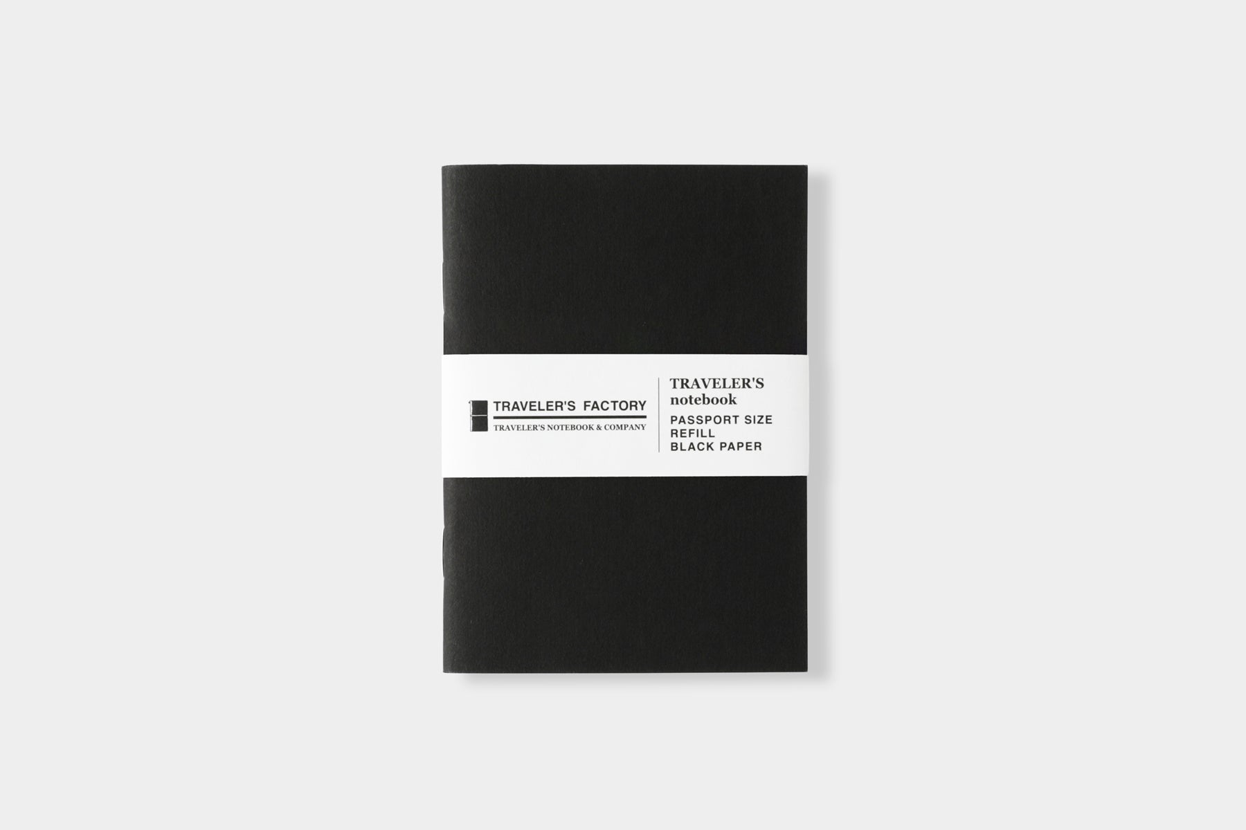 Traveler's Factory Passport Notebook Refill - Black Paper General Flywheel Stationery Tasmania