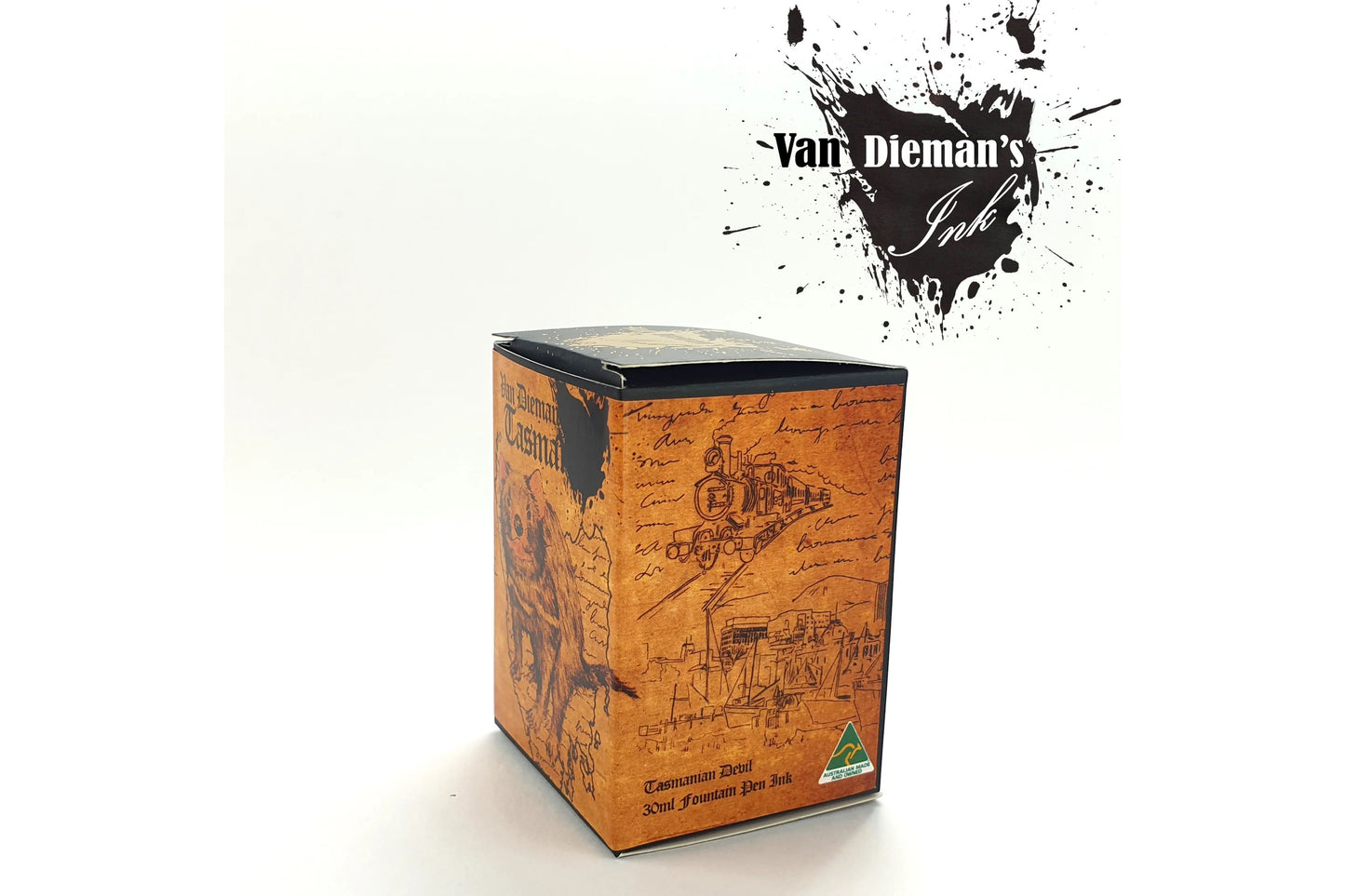 Van Dieman's Ink Fountain Pen Ink - Tasmanian Devil | Flywheel | Stationery | Tasmania