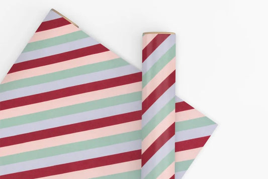 Vandoros 10m Wrapping Paper - Peppermint Parade Eucalyptus General Flywheel Stationery Tasmania