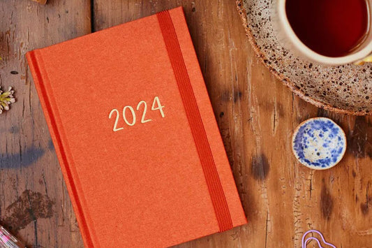 Write To Me 2024 Pocket Planner - Apricot | Flywheel | Stationery | Tasmania